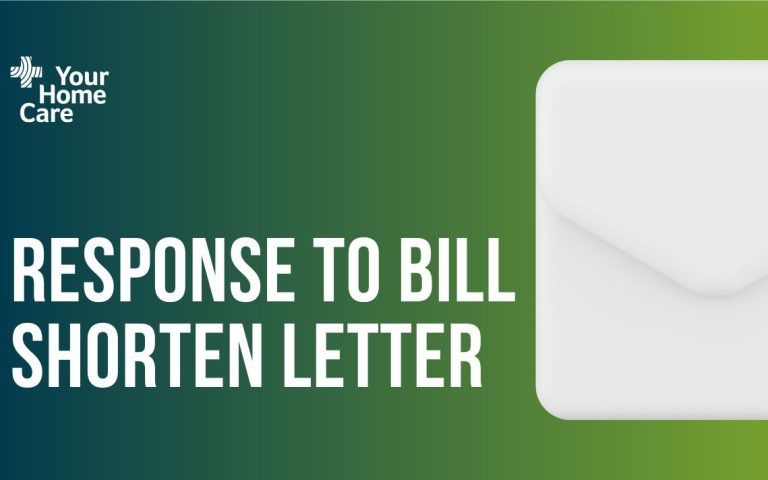 RESPONSE to BILL SHORTEN LETTER